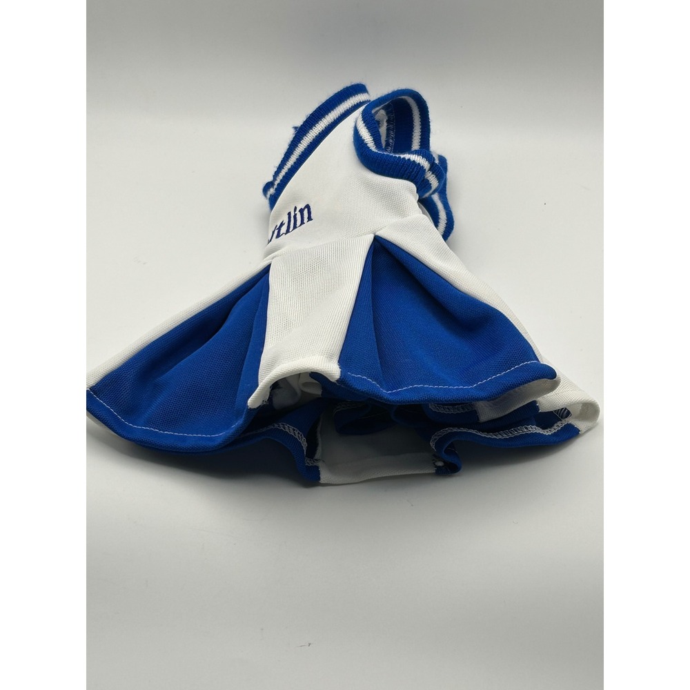 Vermont Teddy Bear Cheerleader Outfit Blue White Caitlin Embroidered Uniform - Picture 7 of 8
